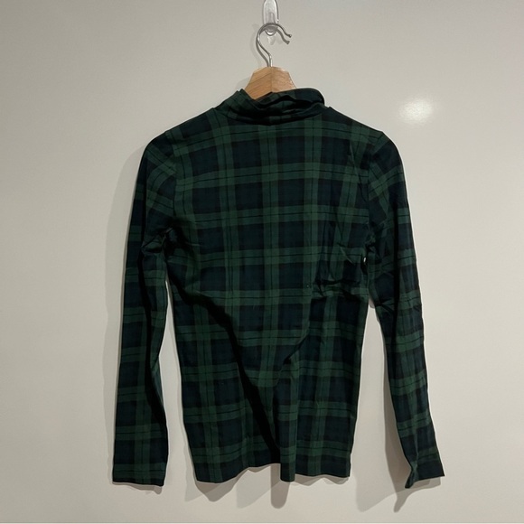 NWT J Crew Classic Tissue Turtleneck Blackwatch Plaid - Picture 5 of 9